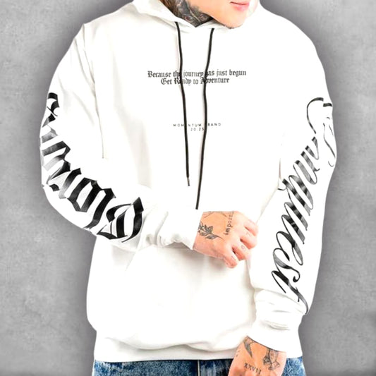 El Conquest Edition redefine el streetwear con un estilo que combina arte y rebeldía. Su gráfica épica en contraste con el blanco puro crea un look único que refleja determinación y carácter, ideal para quienes buscan imponerse con personalidad en cada outfit.